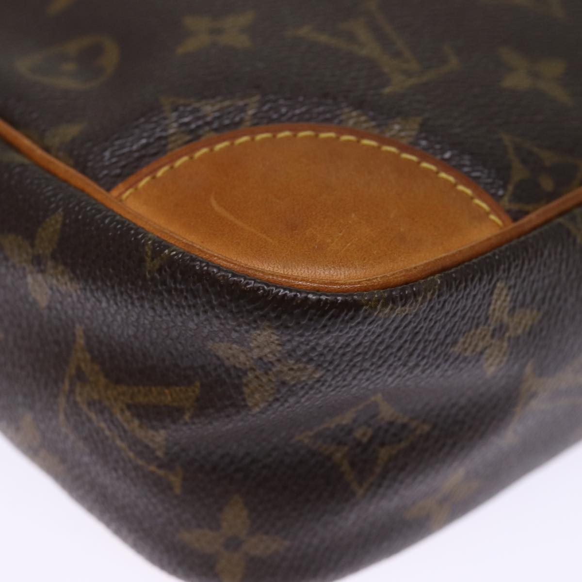 LOUIS VUITTON Monogram Compiegne 28 Clutch Bag M51845 LV 76688