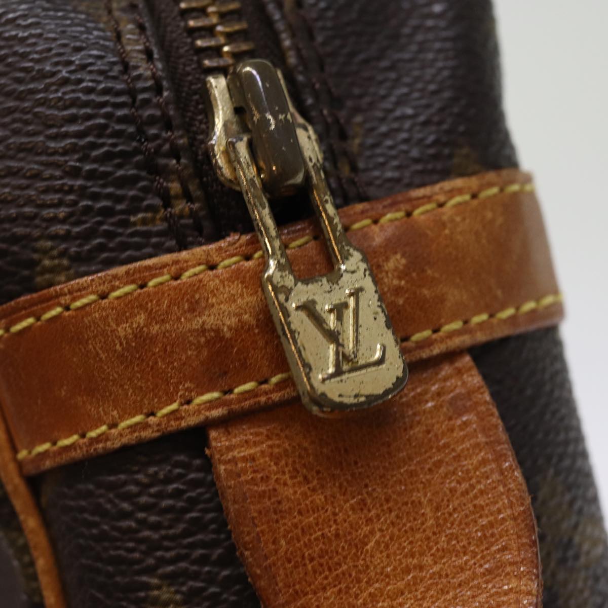 LOUIS VUITTON Monogram Compiegne 28 Clutch Bag M51845 LV 76688