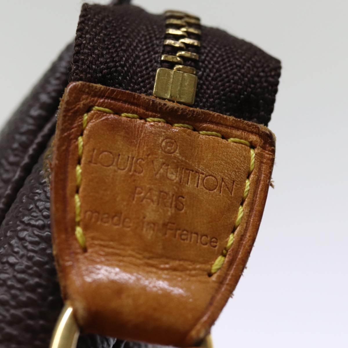 LOUIS VUITTON Monogram Pochette Accessoires Pouch M51980 LV 76689