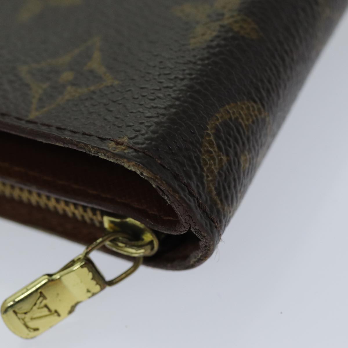 LOUIS VUITTON Monogram Compact Zip Wallet M61667 LV 76691