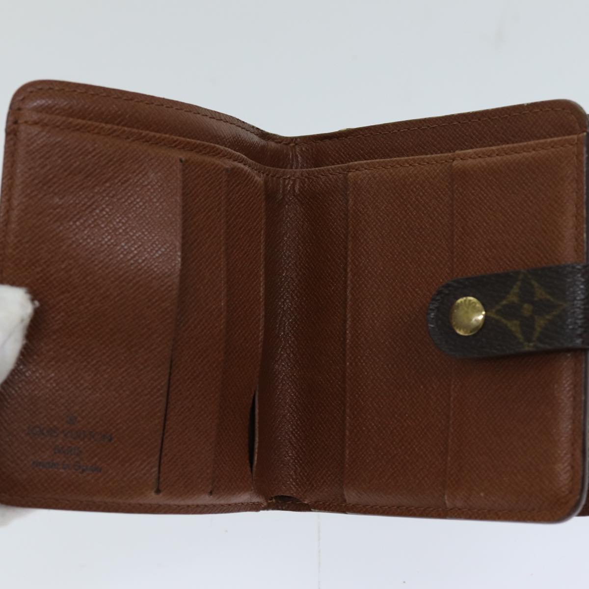 LOUIS VUITTON Monogram Compact Zip Wallet M61667 LV 76691