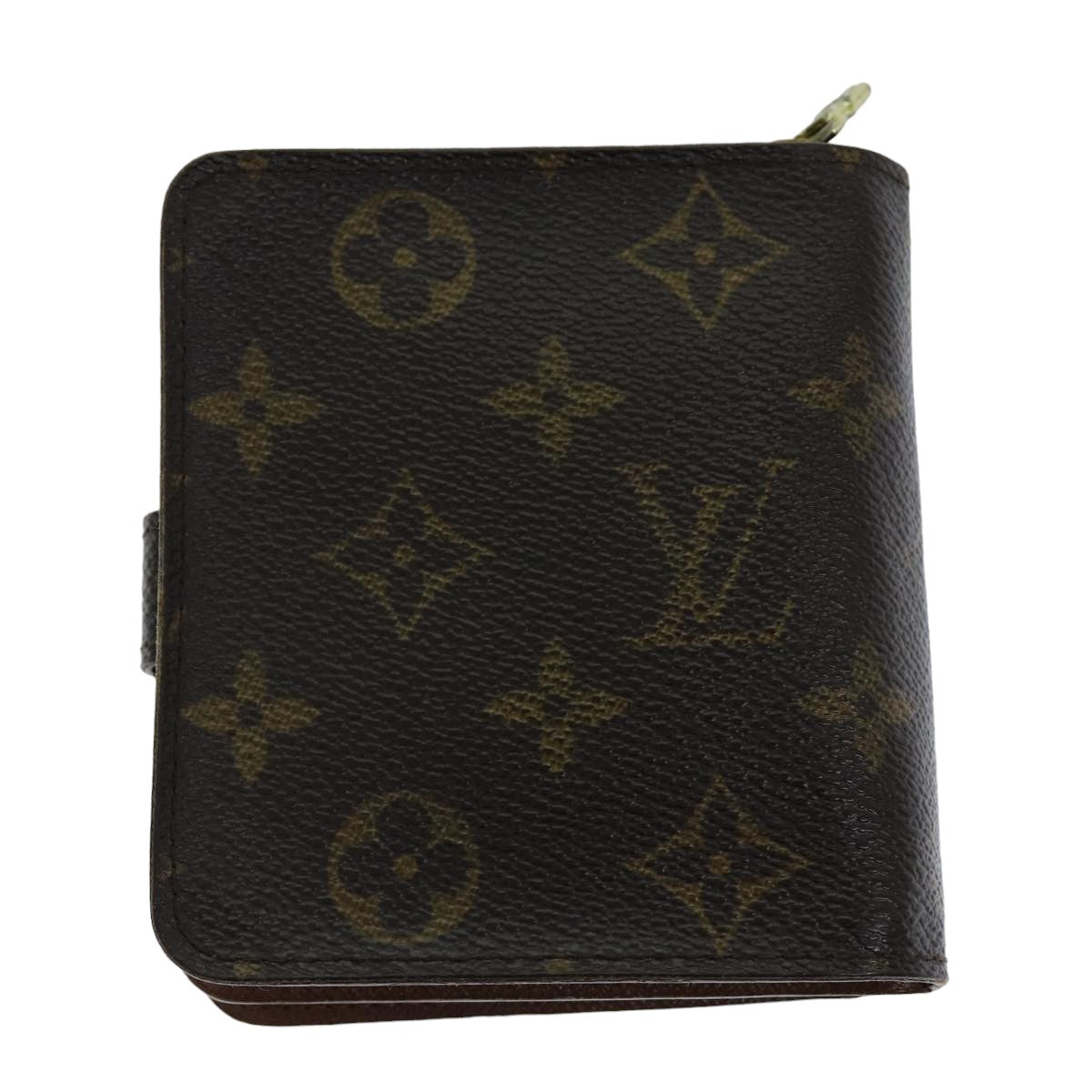 LOUIS VUITTON Monogram Compact Zip Wallet M61667 LV 76691