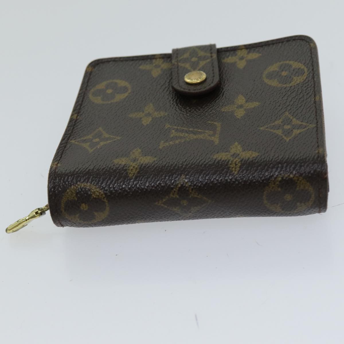 LOUIS VUITTON Monogram Compact Zip Wallet M61667 LV 76691
