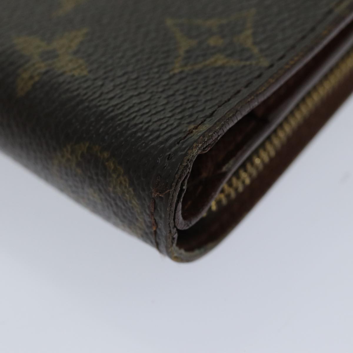LOUIS VUITTON Monogram Compact Zip Wallet M61667 LV 76691