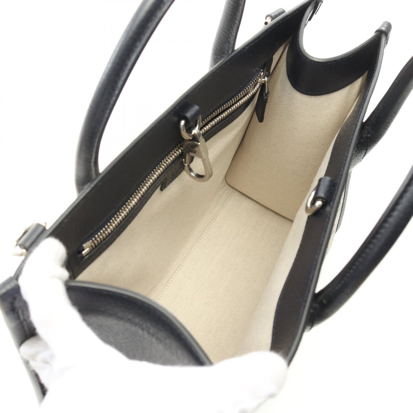 Gucci GG Supreme Tote Bag PVC Canvas Leather