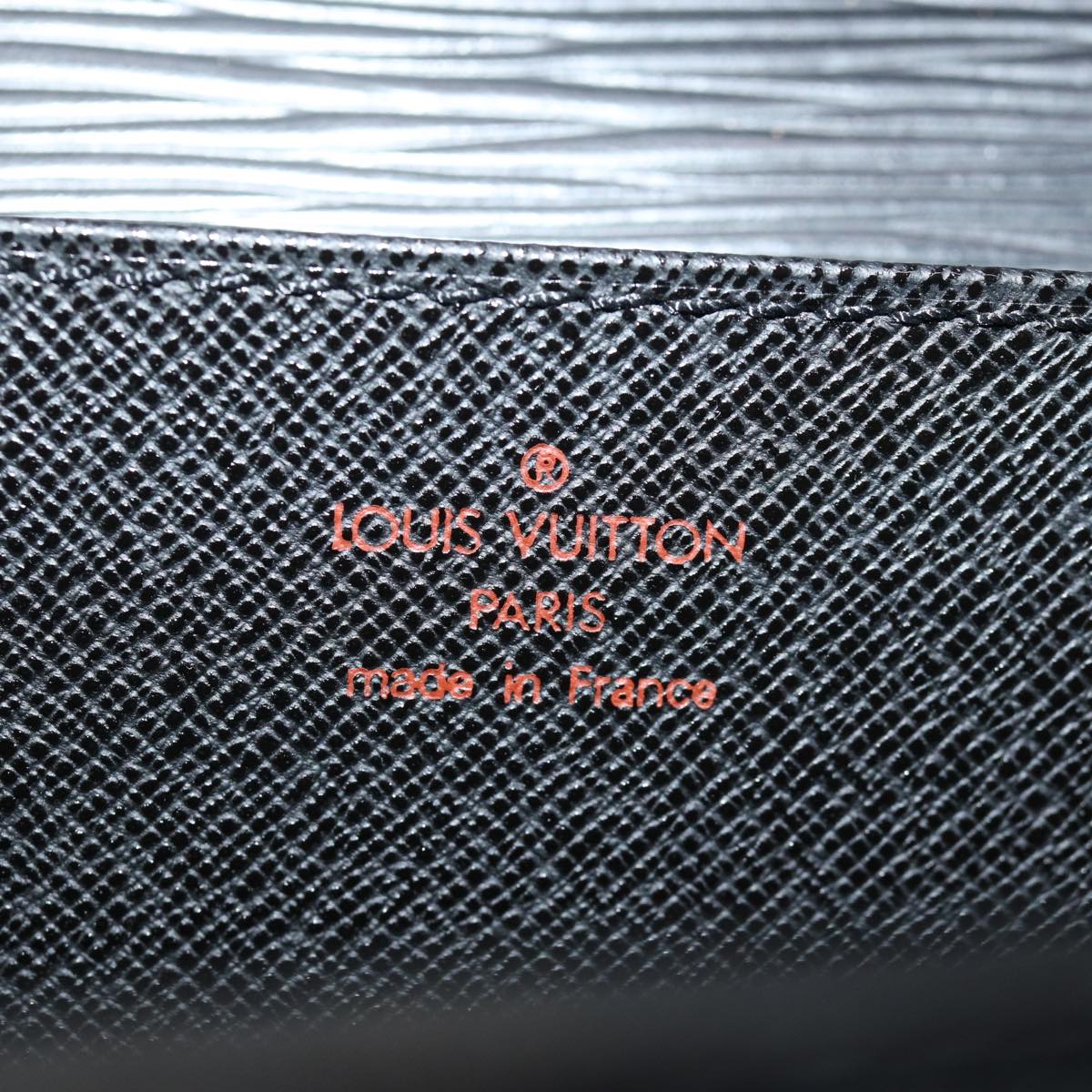 LOUIS VUITTON Epi Serviette Conseiller Briefcase Black M54422 LV 76713