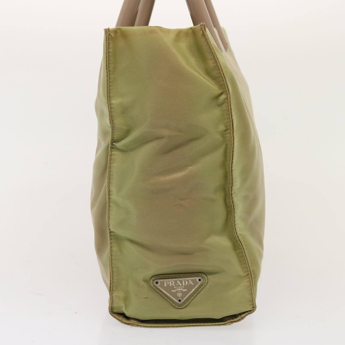 Luxury PradaHand Bag Nylon Khaki 76734