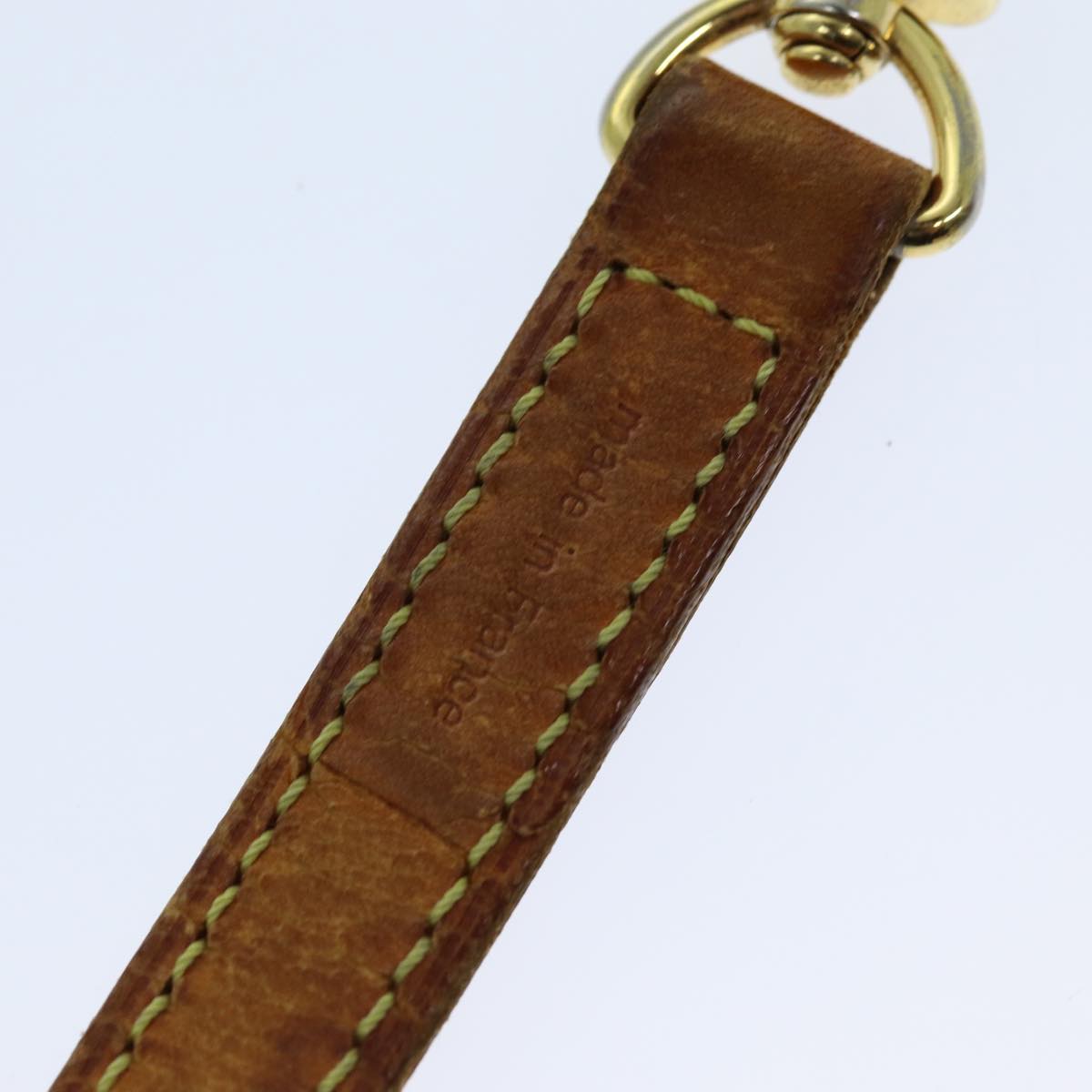 LOUIS VUITTON Shoulder Strap Leather 37"" Beige LV 76809