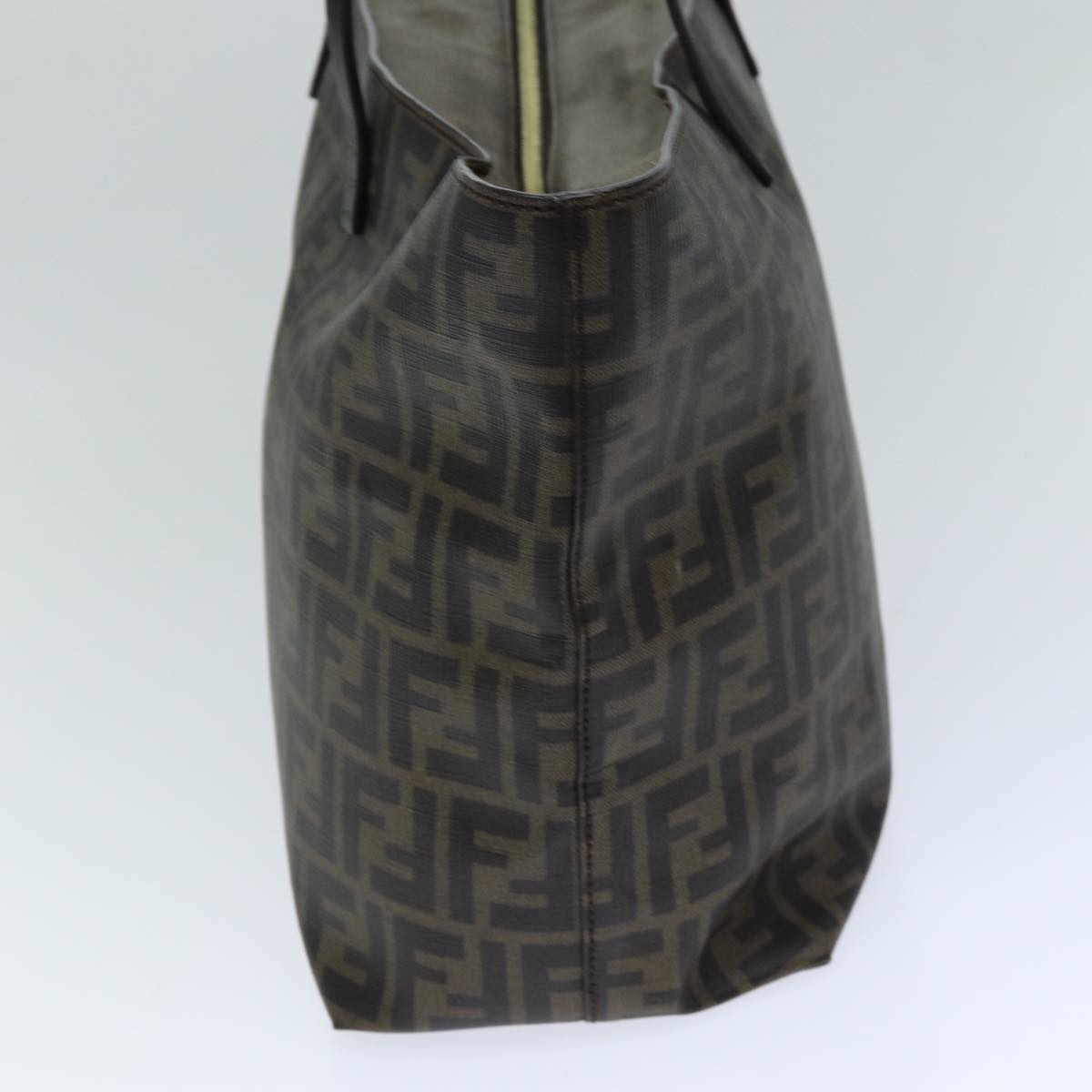 Luxury Fendi Zucca Canvas Tote Bag Black Brown76812