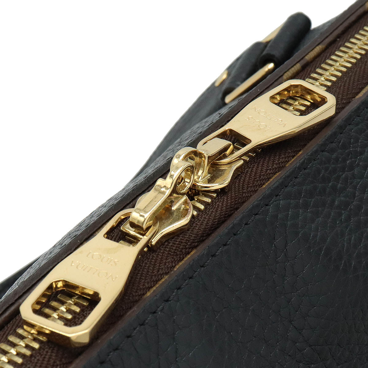 Louis Vuitton Monogram Estrer Tote Bag Semi-Sharder Leather Noneir Black M51192