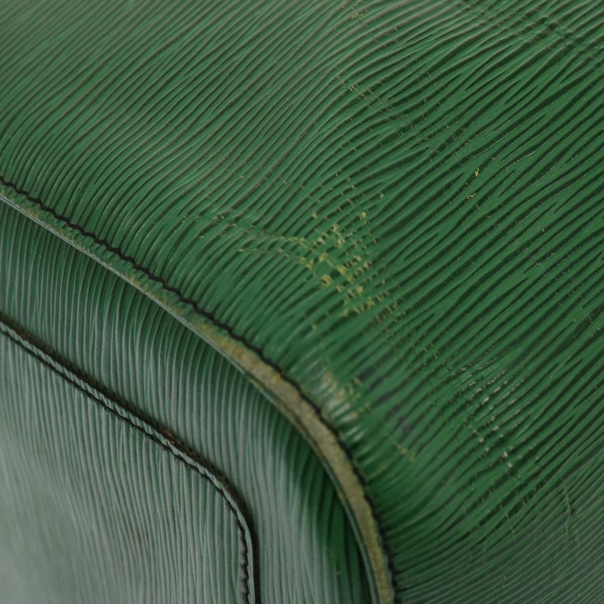 LOUIS VUITTON Epi Keepall 50 Boston Bag Green M42964 LV 76865