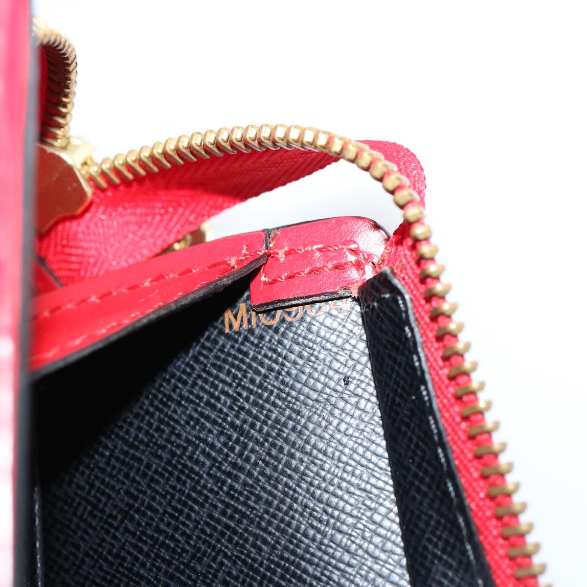 LOUIS VUITTON Epi Sac Triangle Hand Bag Red M52097 LV 76867