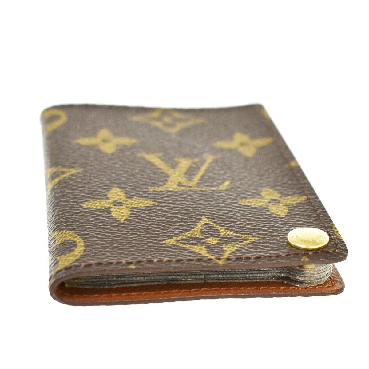 Louis Vuitton Porte Carte Crédit Pression  Canvas Wallet  ()