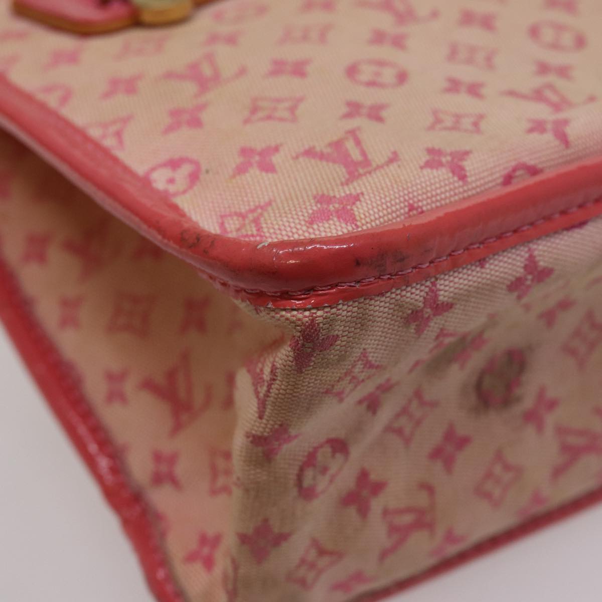 LOUIS VUITTON Monogram Mini Sac Catrain Hand Bag Strawberry M92930 LV 76926