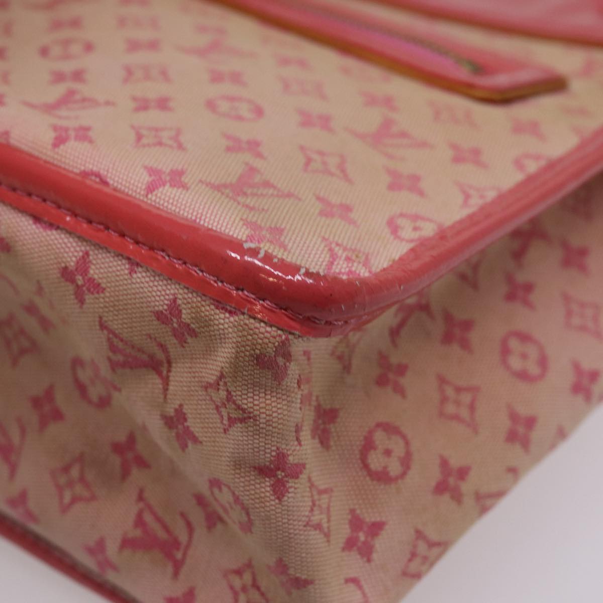 LOUIS VUITTON Monogram Mini Sac Catrain Hand Bag Strawberry M92930 LV 76926