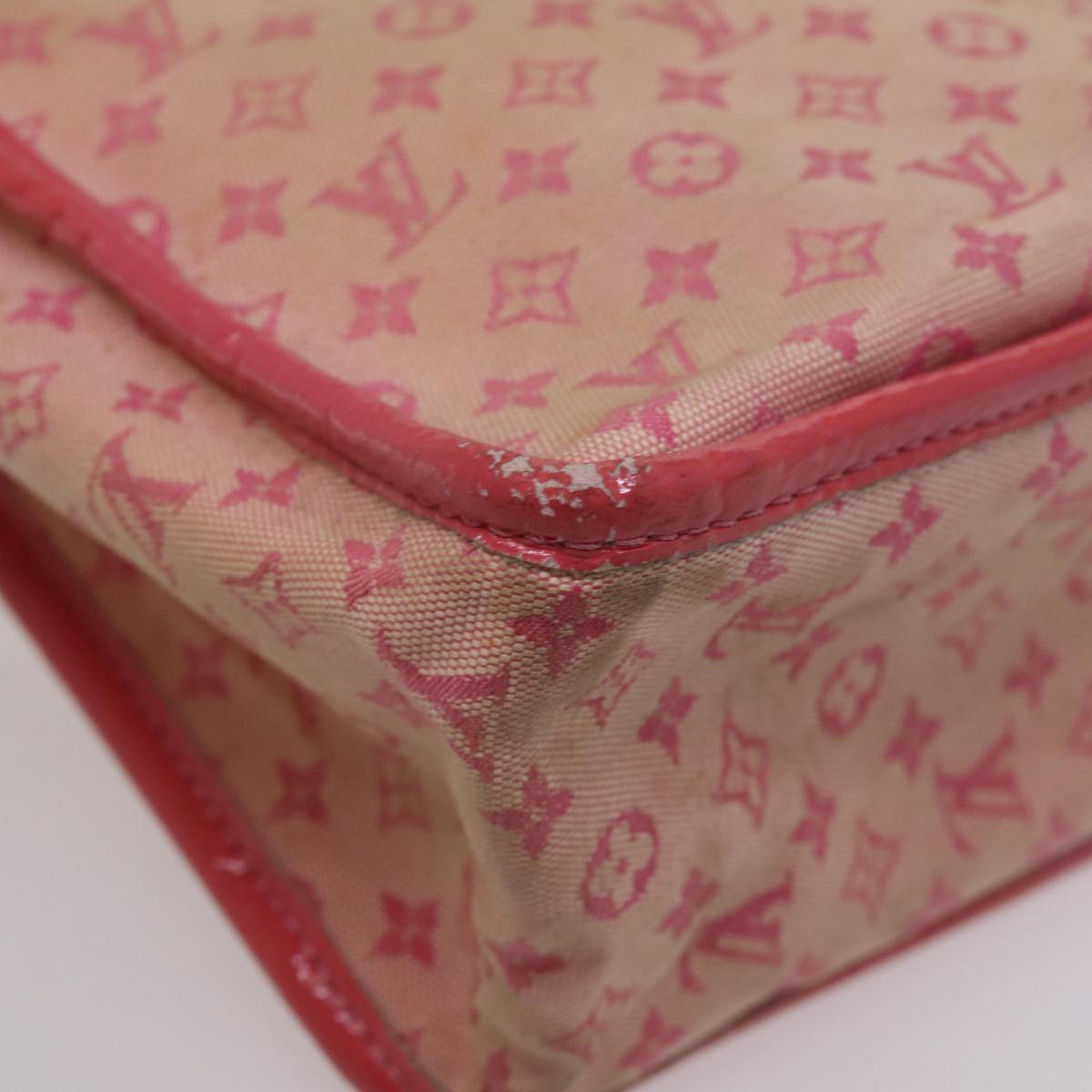 LOUIS VUITTON Monogram Mini Sac Catrain Hand Bag Strawberry M92930 LV 76926
