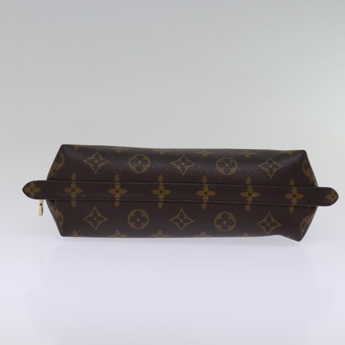 LOUIS VUITTON Monogram Trousse Demi Ronde Cosmetic Pouch M47520 LV 76931
