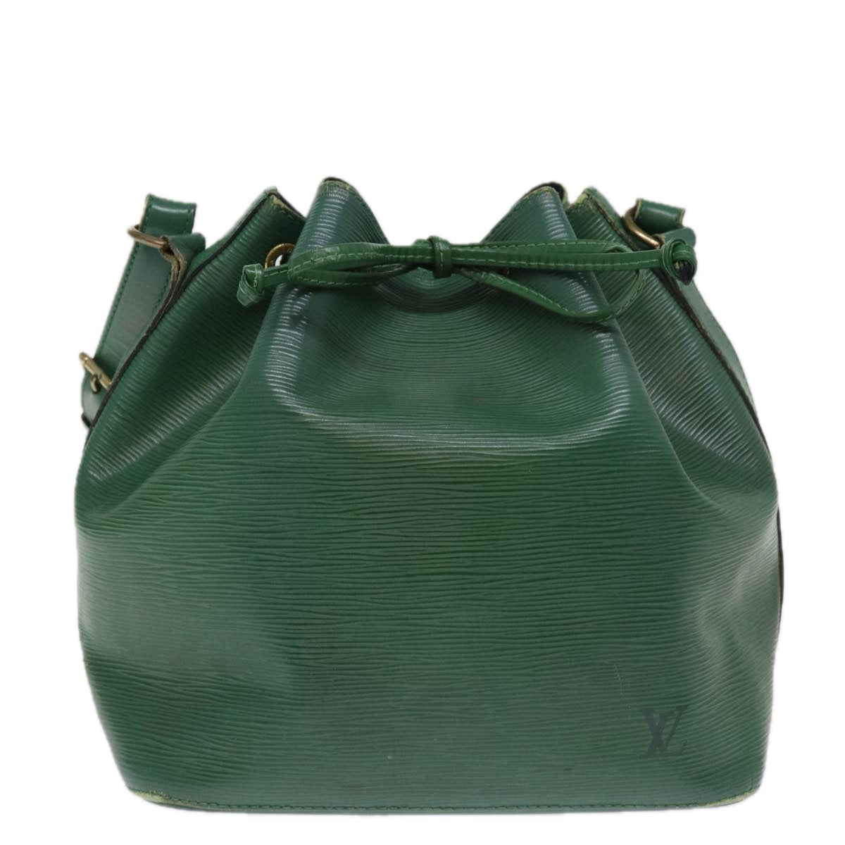 LOUIS VUITTON Epi Petit Noe Shoulder Bag Green M44104 LV 76937
