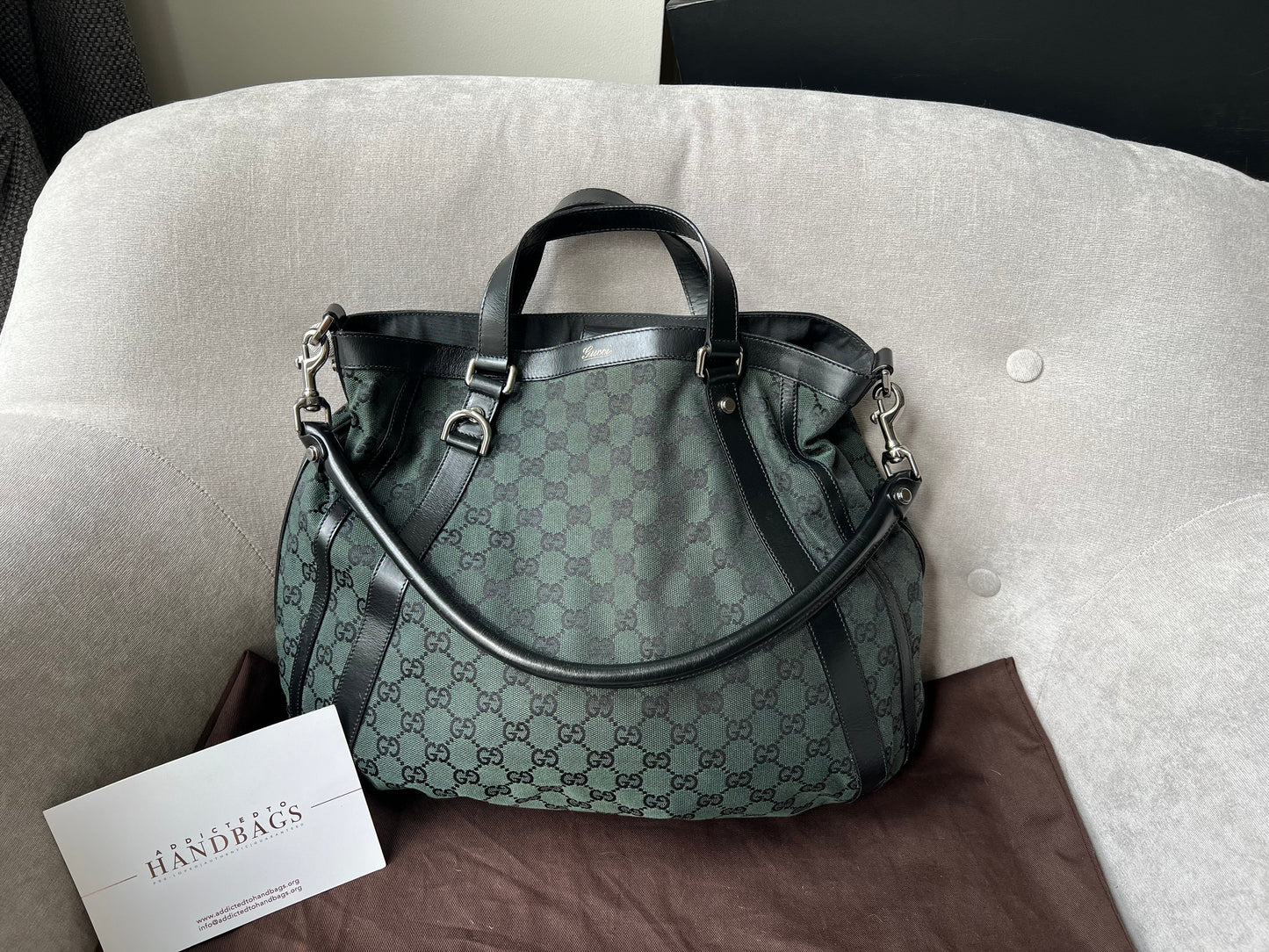Luxury Gucci Trending 2025 Abbey Convertible GG Canvas Tote