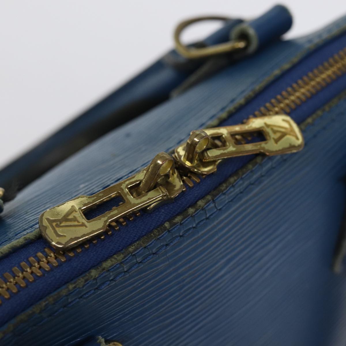 LOUIS VUITTON Epi Alma Hand Bag Toledo Blue M52145 LV 76959