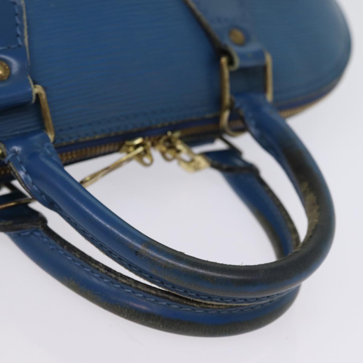 LOUIS VUITTON Epi Alma Hand Bag Toledo Blue M52145 LV 76959