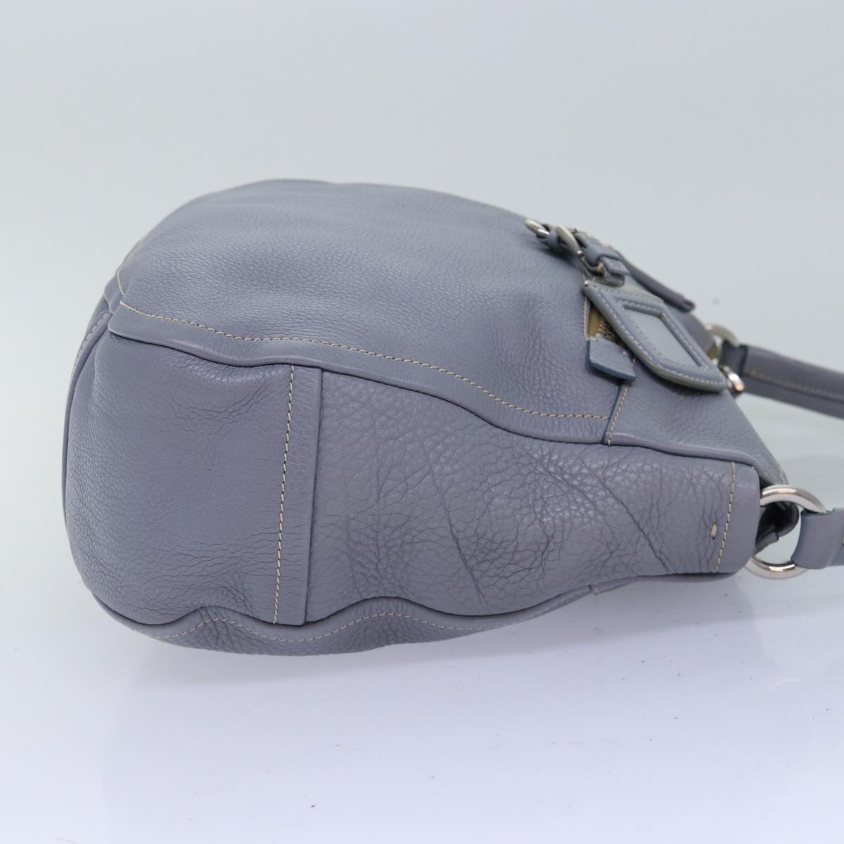 Luxury PradaTote Bag Leather Gray 76971