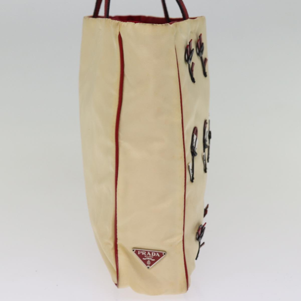 Luxury PradaTote Bag Nylon Beige 76973