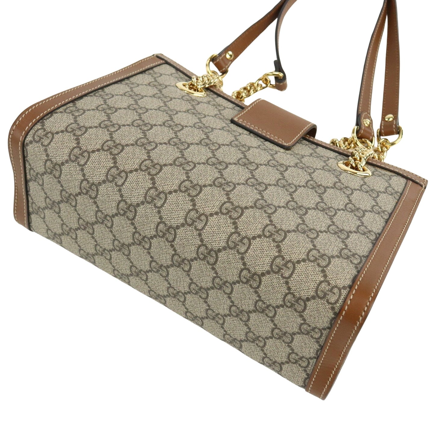 Gucci Padlock  Canvas Shoulder Bag ()