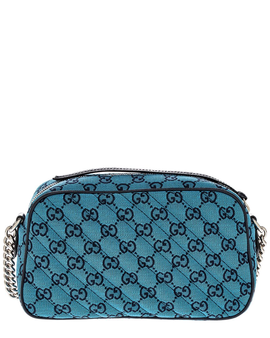 Gucci GG Marmont Small Canvas Camera Bag
