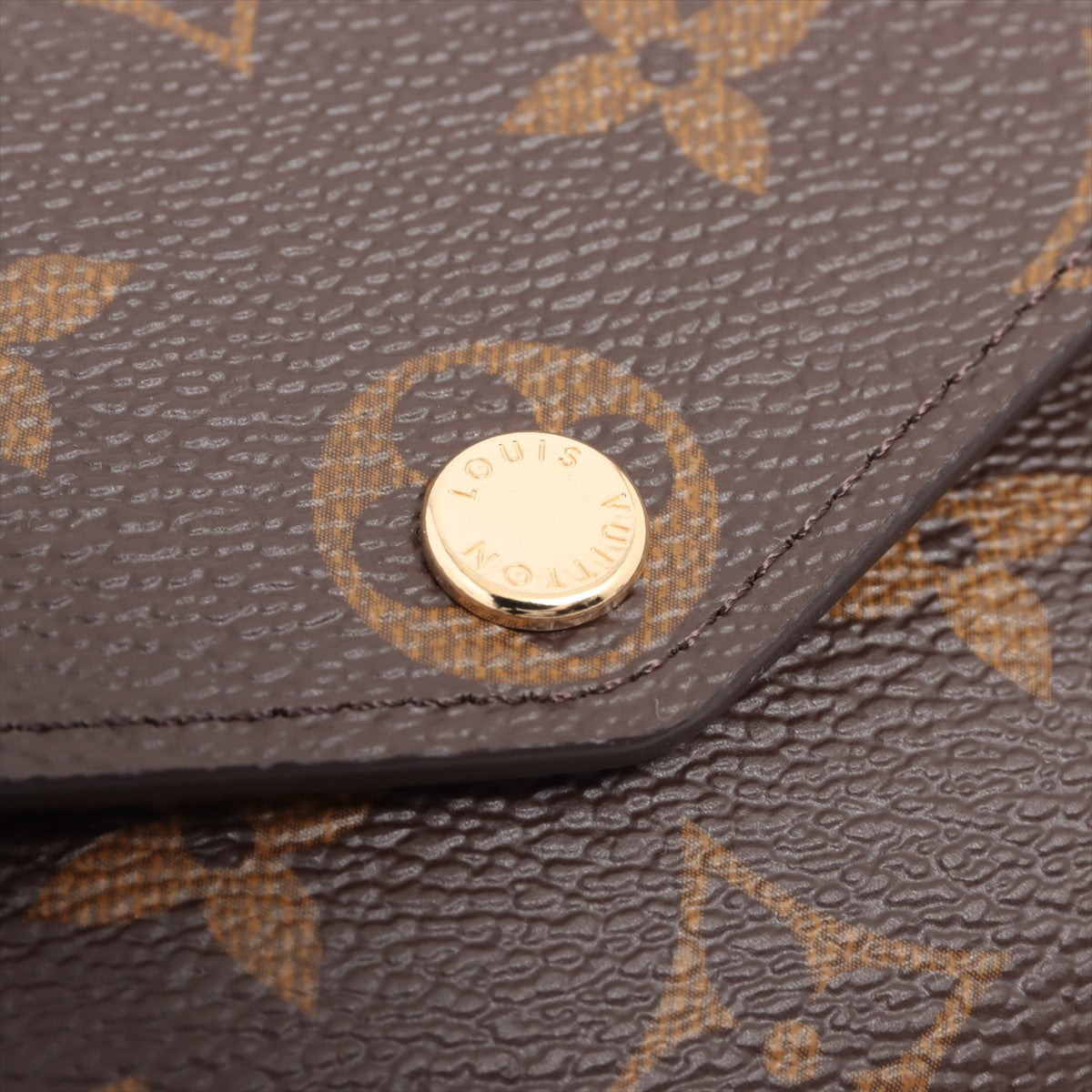 Louis Vuitton Monogram Portefoliosara M60531 Brown Long   Wallet