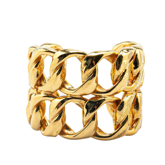 Chanel Vintage Chain Bracelet Gold Plated