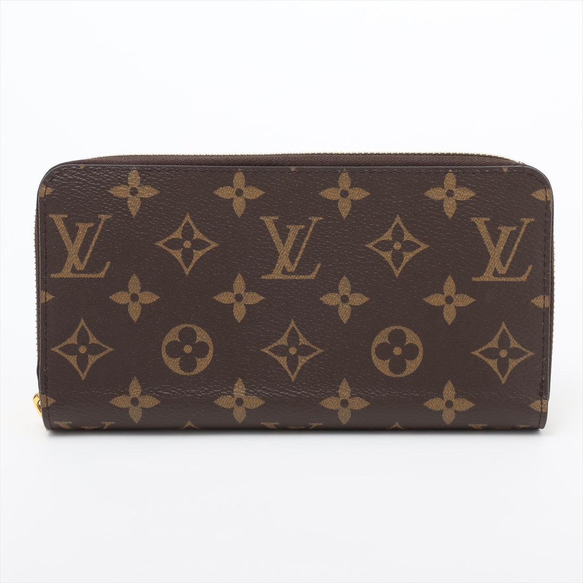Louis Vuitton Monogram  Wallet M42616 Brown Round Zip Wallet