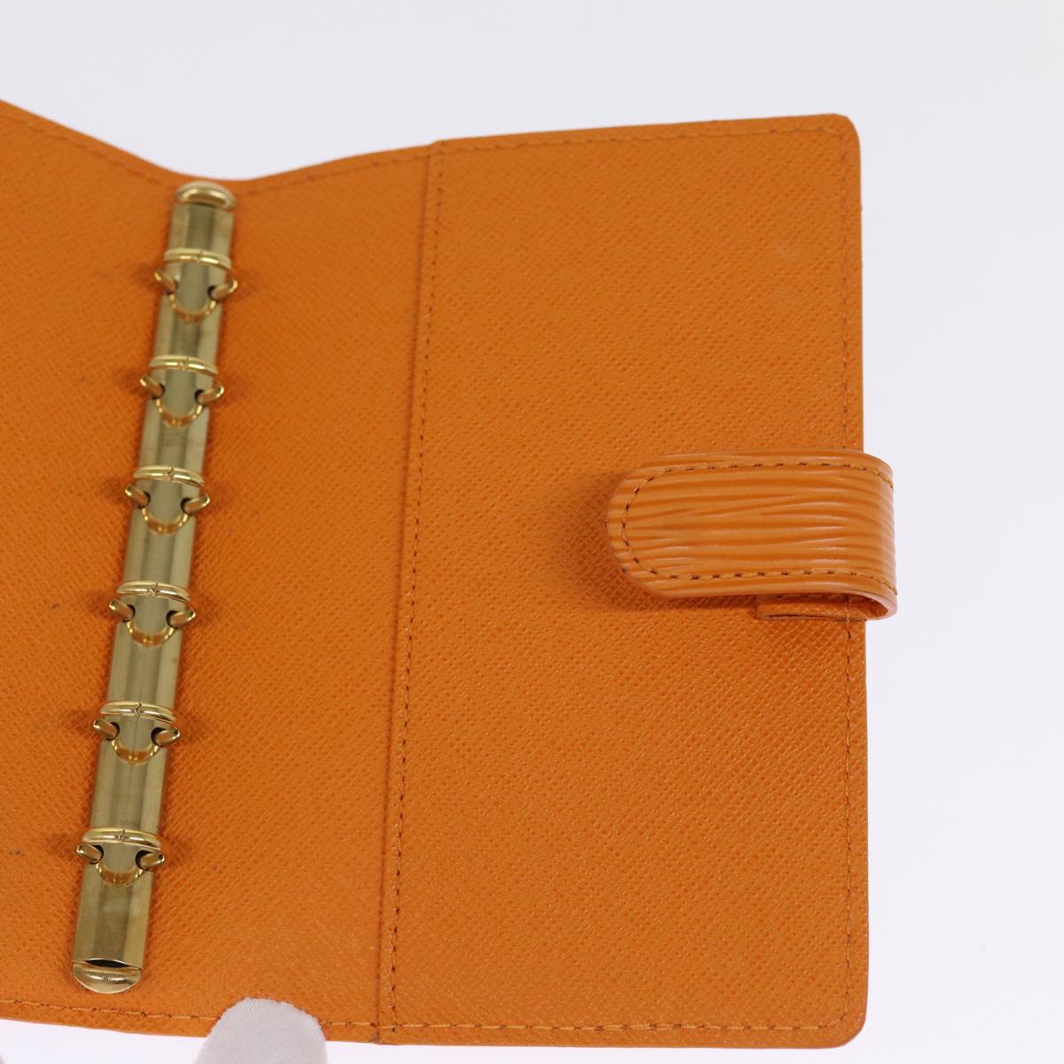 LOUIS VUITTON Epi Agenda PM Day Planner Cover Orange Mandarin R2005H 77057