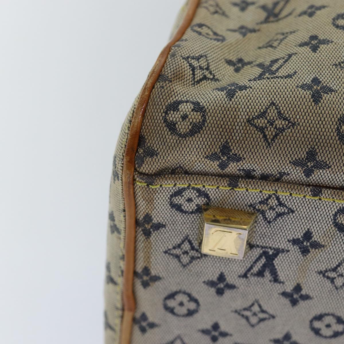 LOUIS VUITTON Monogram mini Marie Hand Bag Blue M92003 LV 77072