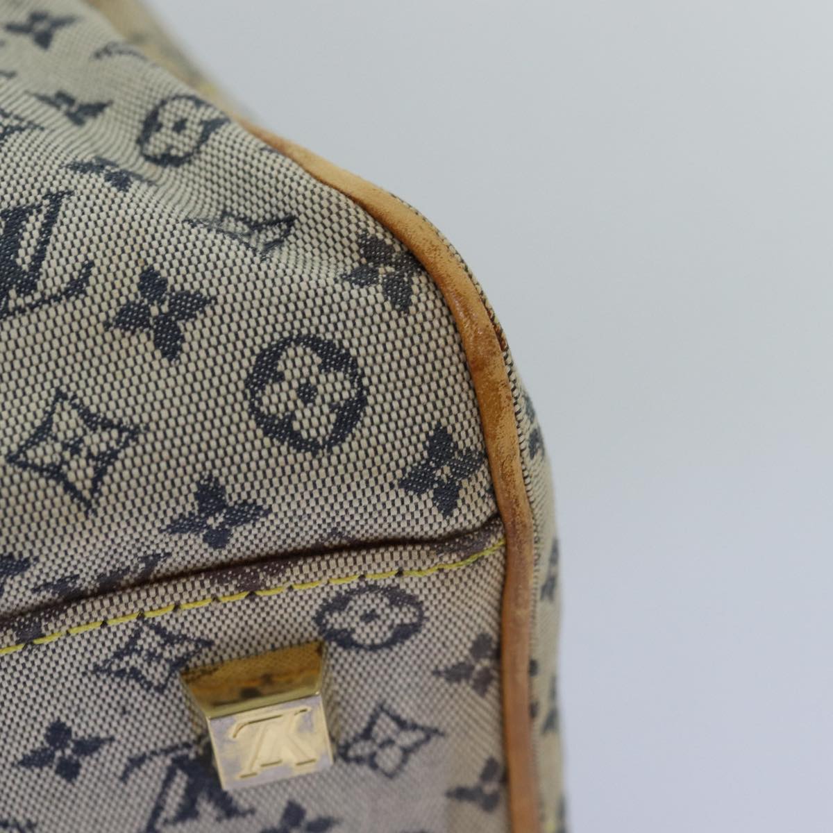 LOUIS VUITTON Monogram mini Marie Hand Bag Blue M92003 LV 77072