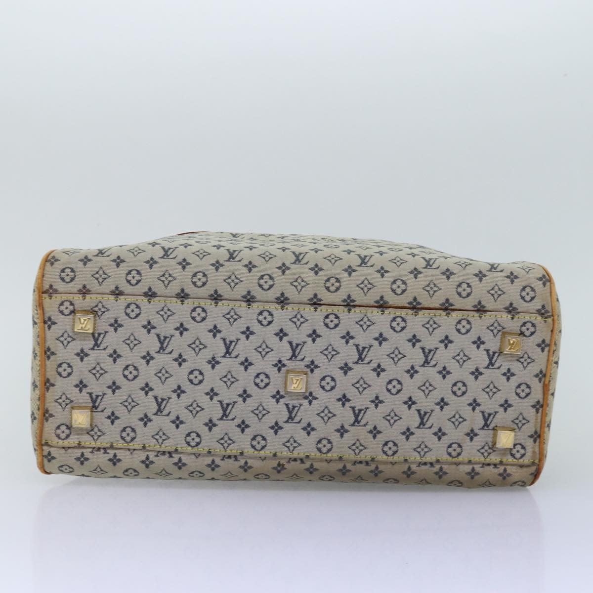 LOUIS VUITTON Monogram mini Marie Hand Bag Blue M92003 LV 77072