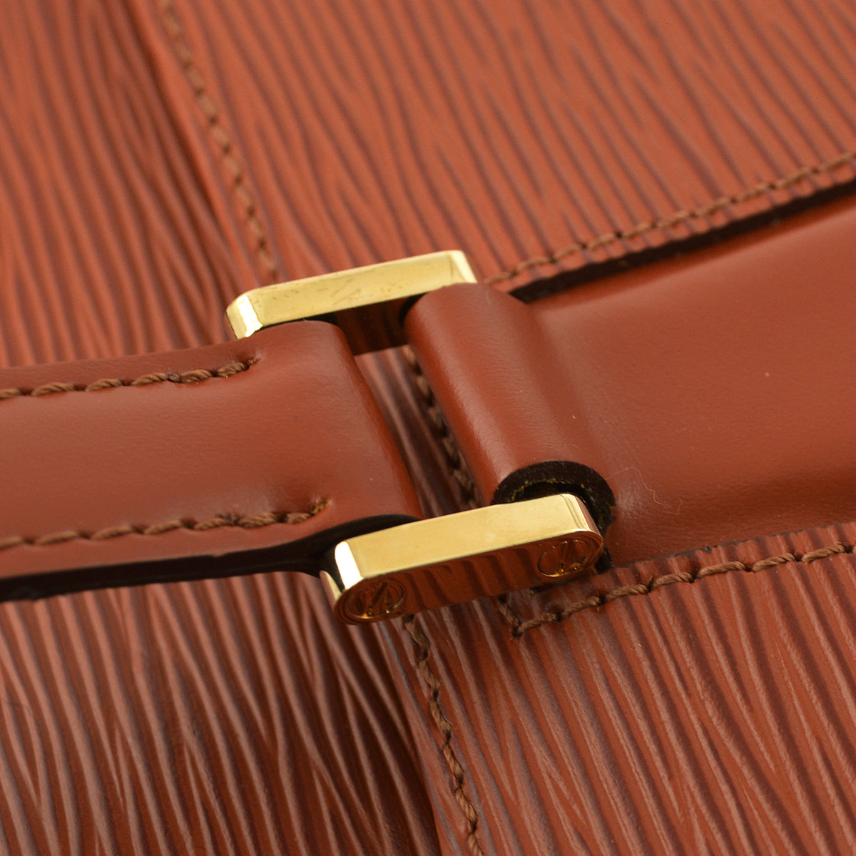 Louis Vuitton 1998 Brown Epi Voltaire Handbag M52433