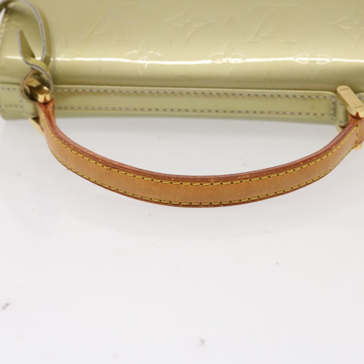 LOUIS VUITTON Monogram Vernis Spring Street Hand Bag Gris M91029 LV 77147