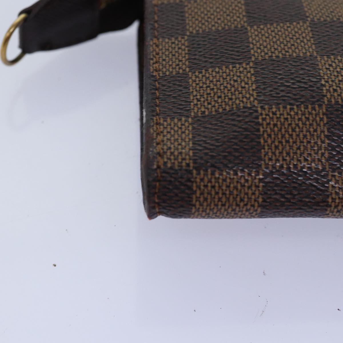 LOUIS VUITTON Damier Ebene Marais Pouch LV 77159