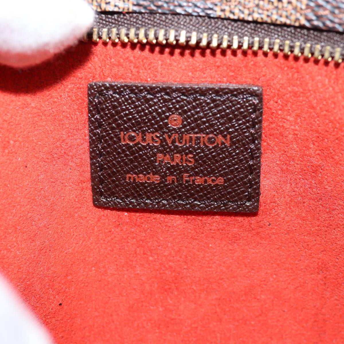 LOUIS VUITTON Damier Ebene Marais Pouch LV 77159