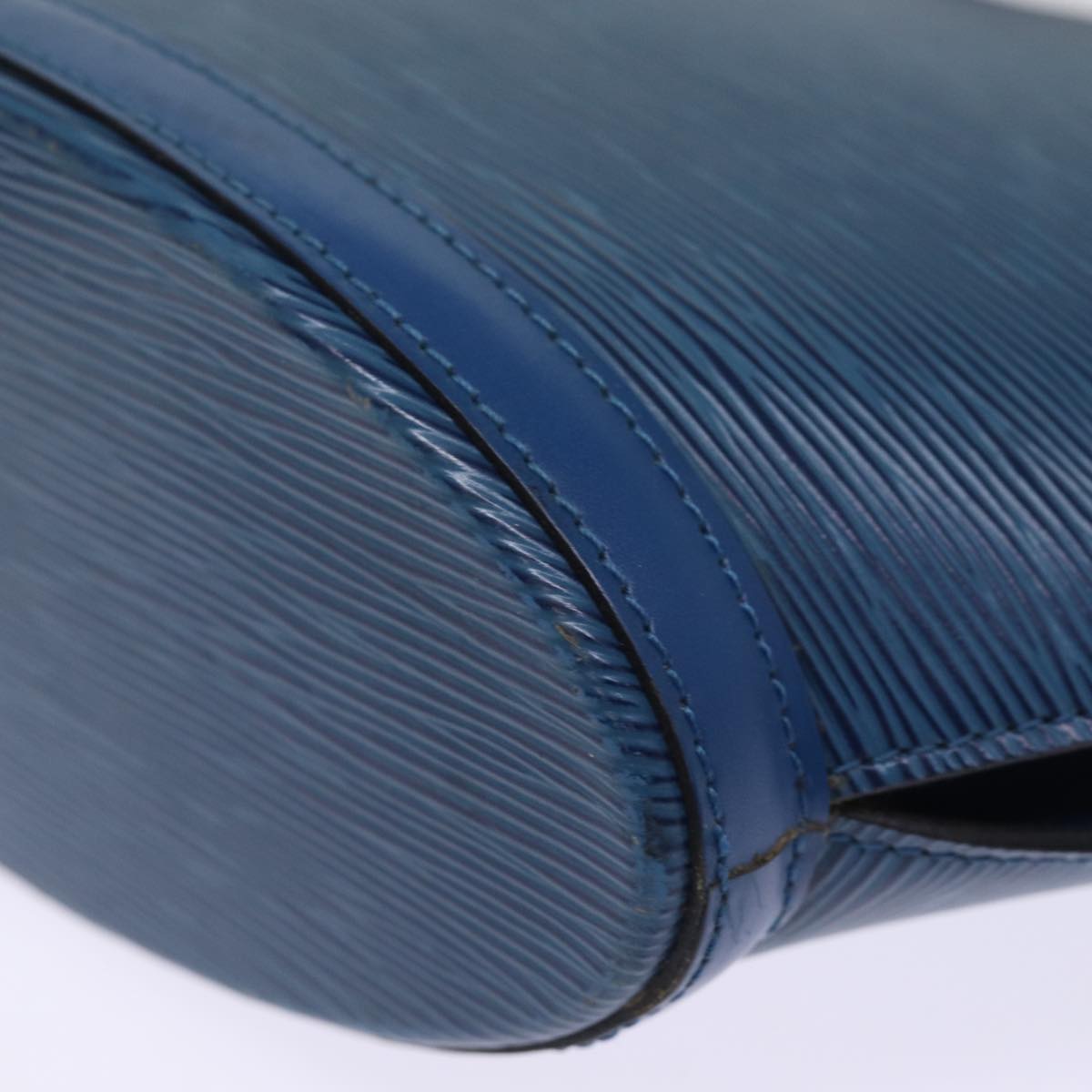 LOUIS VUITTON Epi Saint Jacques Poignees Long Hand Bag Blue M52265 77186
