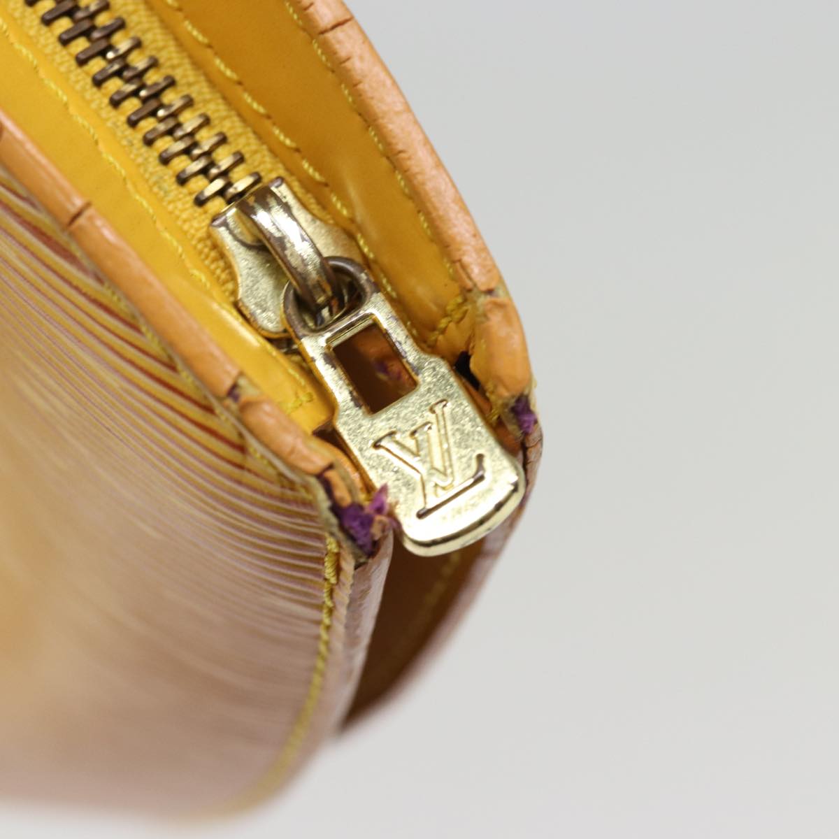 LOUIS VUITTON Epi Saint Jacques Shopping Shoulder Bag Yellow M52269 77187