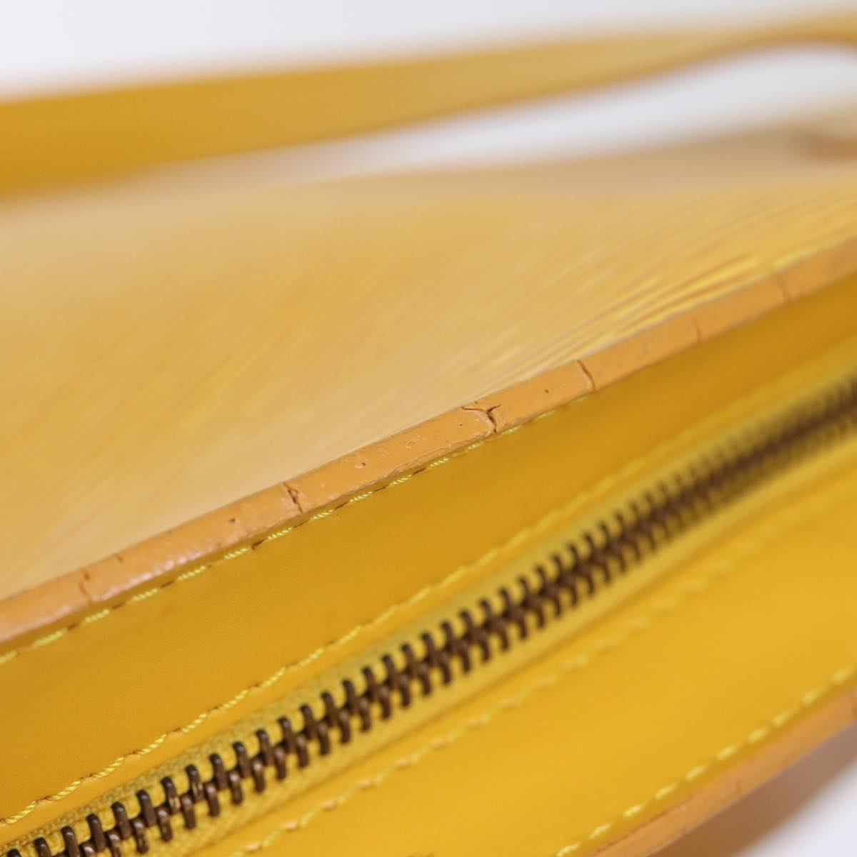 LOUIS VUITTON Epi Saint Jacques Shopping Shoulder Bag Yellow M52269 77187