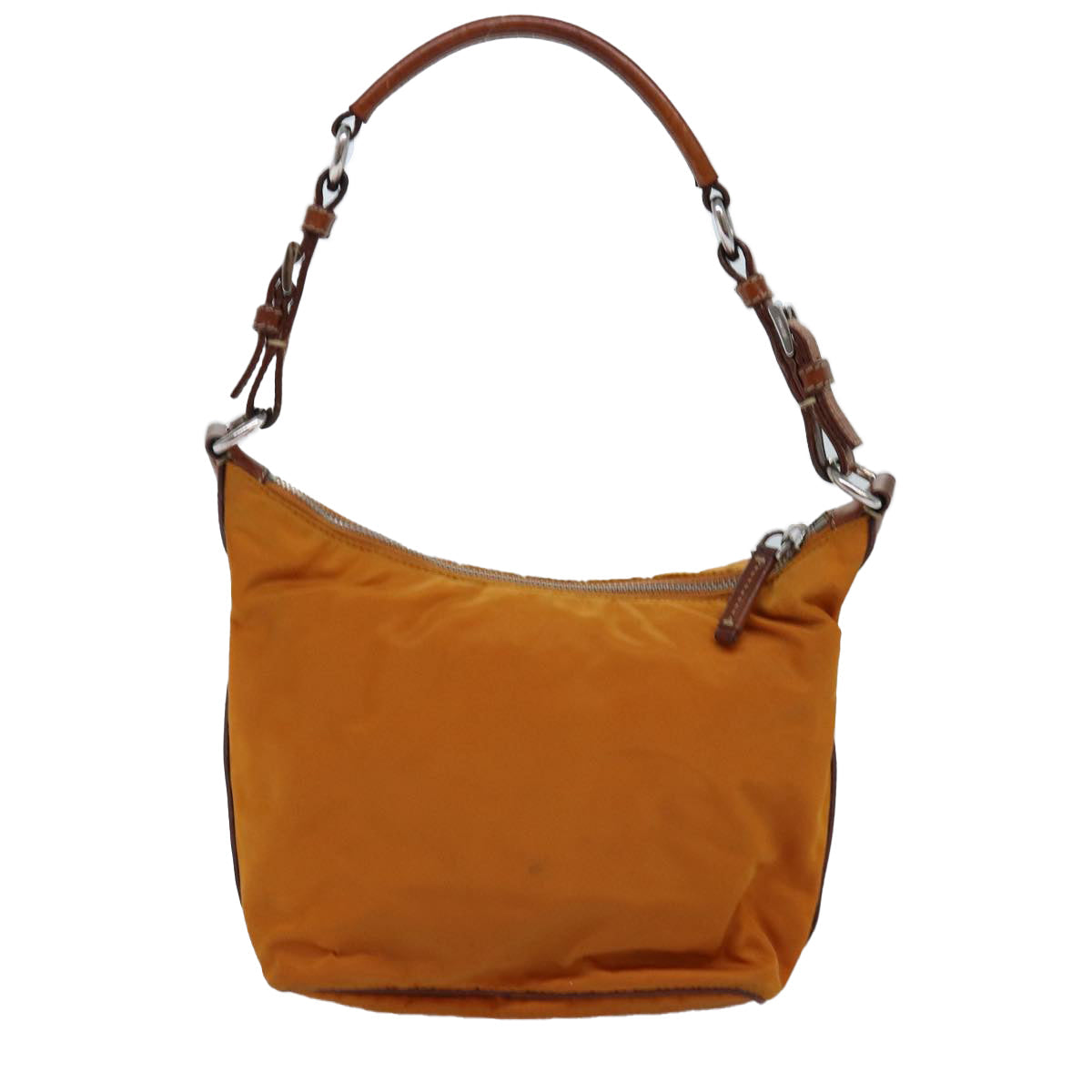 Luxury PradaShoulder Bag Nylon Orange 77204