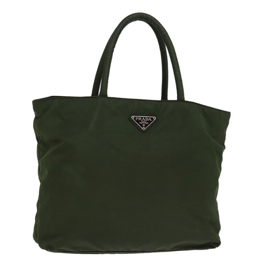 Luxury PradaTote Bag Nylon Khaki 77212