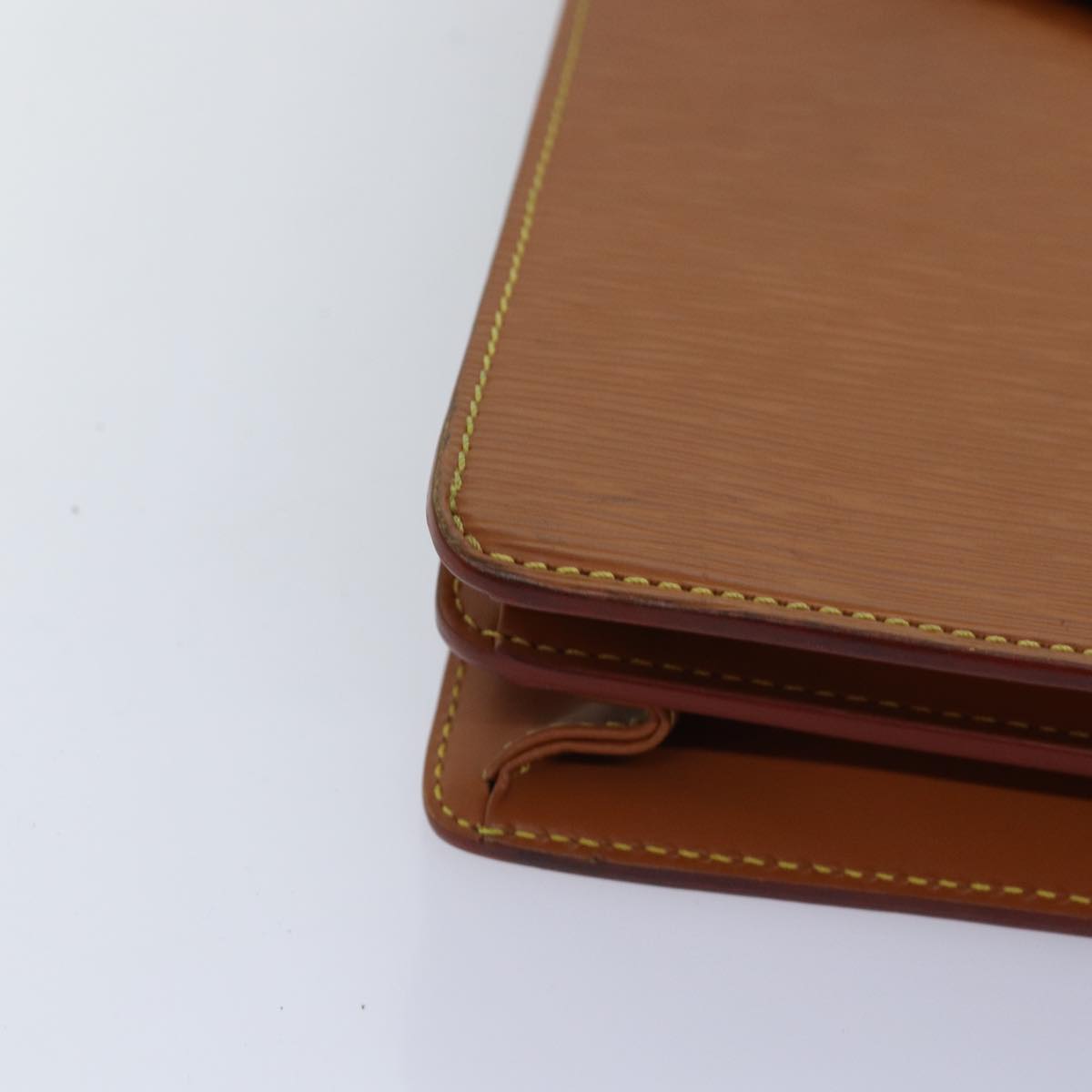 LOUIS VUITTON Epi Serviette Conseiller Briefcase Brown M54423 LV 77227