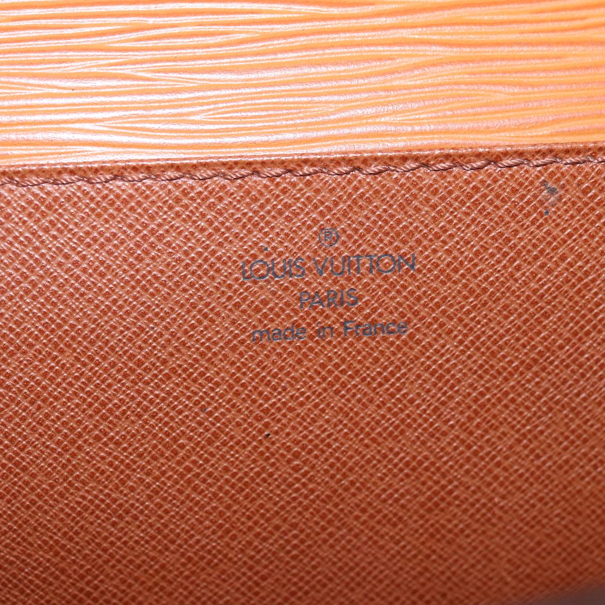 LOUIS VUITTON Epi Serviette Conseiller Briefcase Brown M54423 LV 77227
