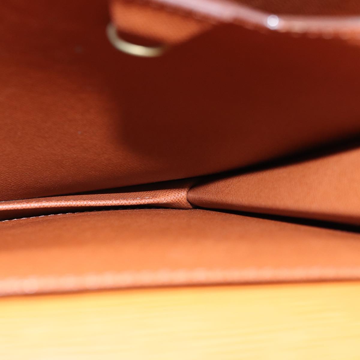 LOUIS VUITTON Epi Serviette Conseiller Briefcase Brown M54423 LV 77227