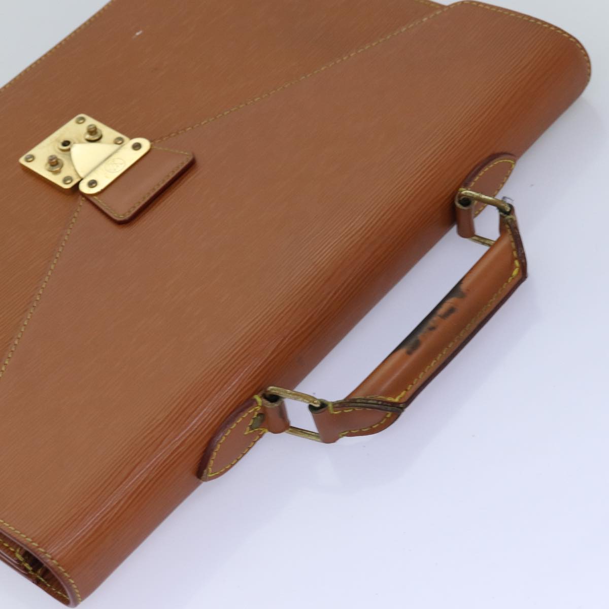 LOUIS VUITTON Epi Serviette Conseiller Briefcase Brown M54423 LV 77227