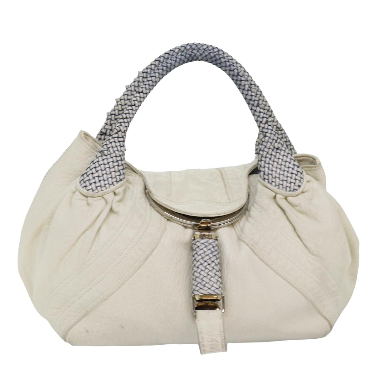 Luxury Fendi Spy Bag Shoulder Bag Leather White77228